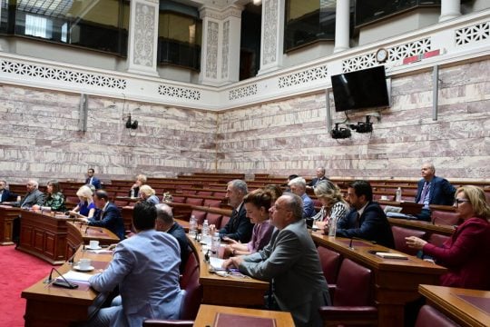 Από τη χθεσινή συνεδρίαση της Επιτροπής Θεσμών και Διαφάνειας στη Βουλή